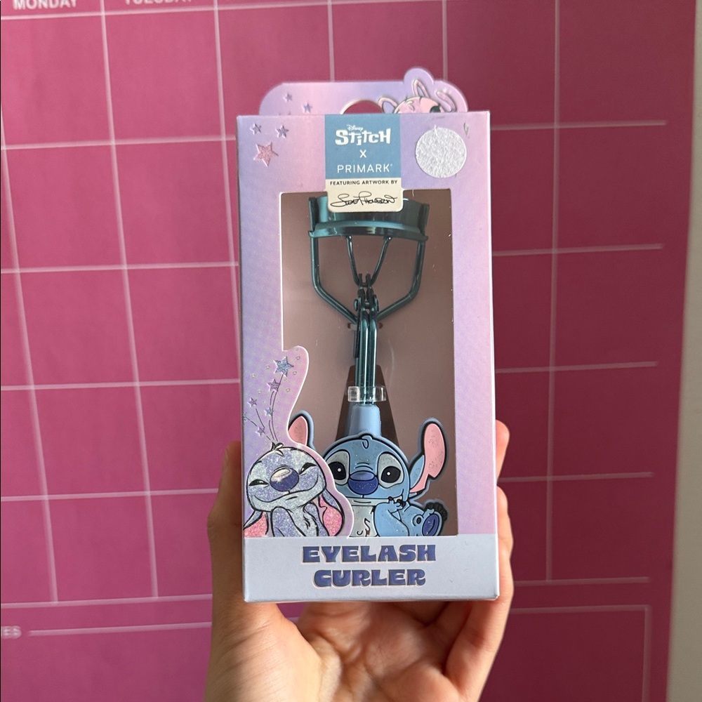Primark Stitch Eyelash Curler with Blue and Pink Accents